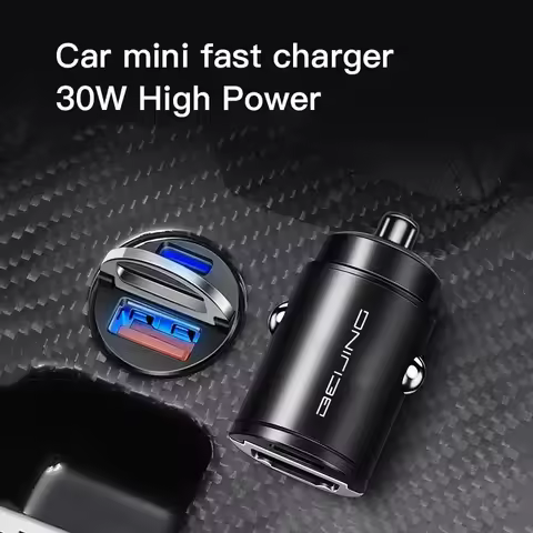Car Cigarette Lighter Fast Charger Adapte USB PD Type-C Convert Plug For Baic EVO Beijing BJ40 BJ80 