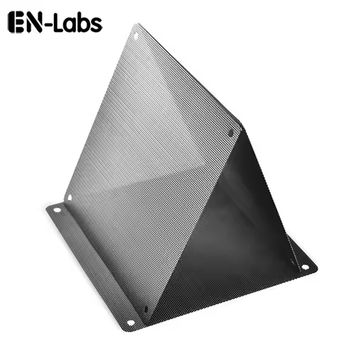 En-Labs 5pcs/lot 12CM Computer Mesh Black PVC PC Case Fan Cooler Dust Filter Dustproof Case Cover,12