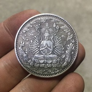 Silver Dollar Silver Coin Collection Thousand-Hand Guanyin Silver Dollar Copper Silver Dollar