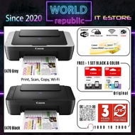 Canon Printer Wireless PIXMA E470 All-In-One for Low-Cost Printing - Genuine Canon Malaysia - PG47 CL57s CL57