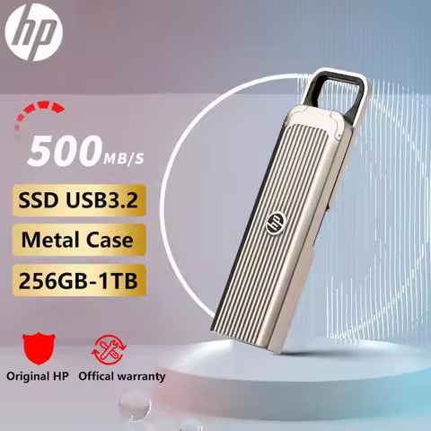 HP Portable SSD 1TB External Solid State Drive USB3.2 Flash Disk 512GB Pendrive 256GB Memory Stick D