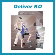 [TEAM LEZHIN / Official Merch] <Pearl Boy> BL Clear file + Couple postcard set