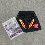 Eric emanuel American Street Wear Retro Shorts EE Lightning High Street Casual Sports Pants