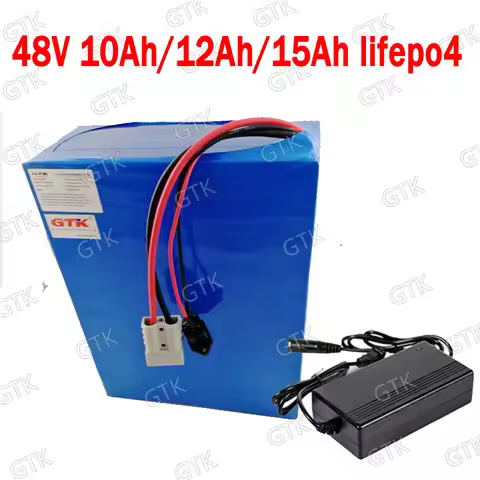 48V 10Ah 12ah 15ah 20Ah 25Ah lithium Lifepo4 Rechargeable Battery Pack for 500W 800W 1000w 1500w véh