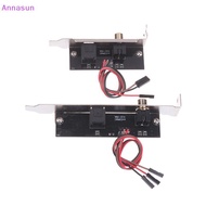 Annasun Optical Fiber Coaxial Digital Sound Card 24BIT 192KHz SPDIF Daughter Card DAC DTS Decoder Ba