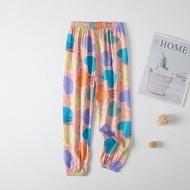 【LF】Adults Lantern Pants Cotton S-2XL Young Men Women Anti-Mosquito Trousers Casual Long Loose Boho 