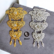 Luxury Three-Layer Kebaya Brooch B647