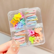 Ikat Rambut Jepitan Mix Pastel Aksesoris Rambut Anak Perempuan Kunciran Jepit Warna Warni Korean Sty