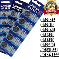 CR2032 CR2025 CR2016 CR1620 CR1220 CR2450 AG3 LR41 AG3 LR41 BATTERY Button Batteries Cell Coin/ Watc