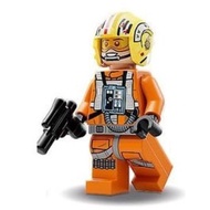 Original Lego Star Wars - Rebel Pilot Garven Dreis (Red Leader) 75365 Minifigure new