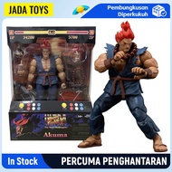 Jada Toys Street Fighter II Akuma 1/12 Articulated Action Figure Model Toys Collecting