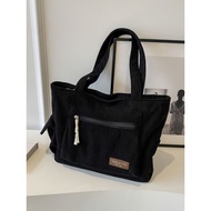 Corduroy Bag Female College Student Portable Tote Bag