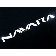 NAVARA Rear Cover Logo Big Chrome Plated NISSAN PRO-4X 2021-2024 STICKER Plate