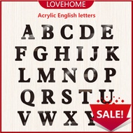 3D Three-dimensional English Letters Crystal Acrylic Sticker Company Corporate LOGO Font Logo DIY Se