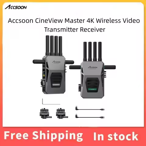 Professional Accsoon CineView Master 4K Wireless Video Transmitter Only SDI HDMI 2.0 Input MFi Light