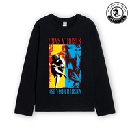 Dragon Clothing Guns N Roses Ilusion Long Sleeve Unisex Band T-shirt