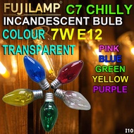 灯泡 拜神灯泡 红色red chili bulb 普通灯泡 经济灯泡 light 红 黄 白 透明 灯 泡 神座灯泡 神桌灯泡 神台CHILI🌶 CandleBulb E12 240V Filamen