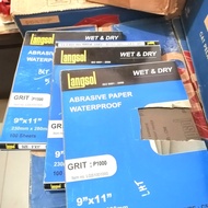 Langsol Silicon Carbide Waterproof Paper Sheets GRIT SAND Paper 80 100 120 150 240 320 2000 1000 500