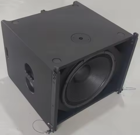 Empty Single 15 Inch Subwoofer Box Wooden Plywood Speaker Cabinet