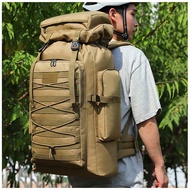 80L Outdoor Sports Camping Backpack Large Capacity Camouflage Travel Backpack Waterproof Business Tr