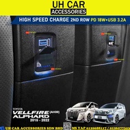 TOYOTA VELLFIRE ALPHARD 2015-2022 AGH30 AH30 USB PORT EXECUTIVE LOUNGE