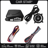 [Free Shipping] 12V Car Smart Alarm System Push Engine Start Stop Button Lock Ignition Immobilizer with Remote Keyless Go Entry System