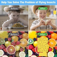 【AiBi Home】-24PCS Indoor Plug-in Fly Trap Refill Glue Cards Non-Toxic Flying Insect Catcher Set Kit