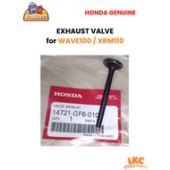 EXHAUST VALVE for WAVE100 / XRM110 14721-GF6-010 | HONDA