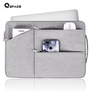 QSPACE กระเป๋าโน๊ตบุ๊ค ซองแล็ปท็อป กระเป๋าMacฺBook Air Pro  กระเป๋าSurface Pro เคสโน๊ตบุ๊ค กระเป๋าแล็ปท็อป 12-15.6นิ้ว เคสแล็ฺปท็อป