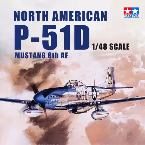 1/48 TAMIYA assembly model 61040 American P-51D Mustang Fighter Aircraft Model Kit