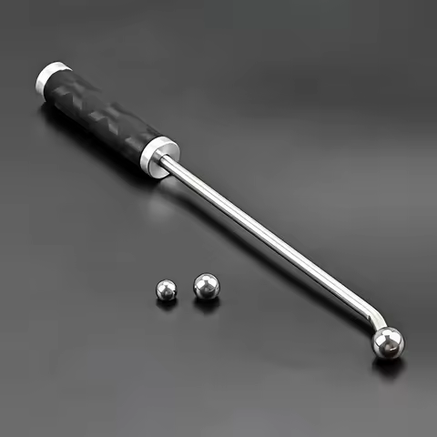 Trumpet Piston Valve Pipe Dent Removal Tools with 3 Sheet Metal Balls Saxophone Dent Repair Tool for