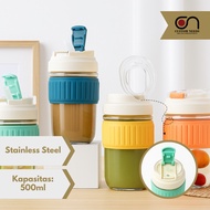 CUSTOM NAME UV DTF GLASS 500ML COFFEE CUP BM343