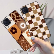 Samsung M32 / M62 phone case with cute striped print