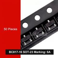 50pcs/lot BC817-16 BC817-25 BC817-40 BC817 SOT-23 Marking 6A 6B 6C SOT23 SMD NPN ​Transistor new ori