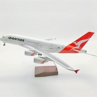 ✨HOT DEAL✨Qantas Scale 1:160 46cm A380 Qantas Australian Airplane Model Ornament