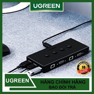 KVM SWitch VGA 2 CPU dùng 1 Màn hình Ugreen 30357 chung 1 chuột phím - Chính Hãng