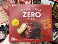 韓國代購LOTTE ZERO 零食 糖零食 巧克力派