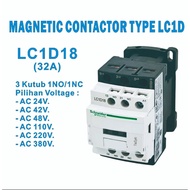 Contactor LC1D18 3phase 32A