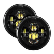 AUXBEAM 2ชิ้นมังกรรอบลาด7นิ้วรอบโดยไม่ต้องนางฟ้าตาสีดำMS-880N