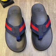 Navy Striped Flip-flops Doc-Martens Thailand Fullbox 12 Month Glue Supports Size Change