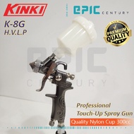 Kinki Touch Up Spray Gun 0.5Mm 1.0Mm | Gravity Cup 300Cc | Premium Cast Pneumatic Paint Sprayer K-82