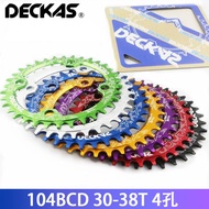 Taiwan Shipment DECKAS Positive Negative Chainring 104BCD Single Disc Mountain Bike Accessories Spee