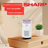 SHARP Air Purifier Mini Air Purifier USB Rechargeable Portable Car Air Purifier Negative Ion PM2.5 F