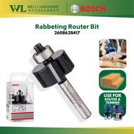 BOSCH 1/4" Router Bit Rabbeting Bit (Ball Bearing)2608628417/ router bit for wood / mata router kayu