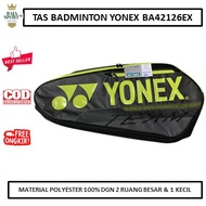 TAS RAKET YONEX BA42126EX TEAM RACQUET BAG BADMINTON POLIESTER BLACK