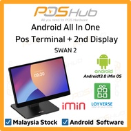 Imin SWAN 2 All in One Desktop POS Terminal + 10.1" Second Display + 80mm Built In Thermal Printer