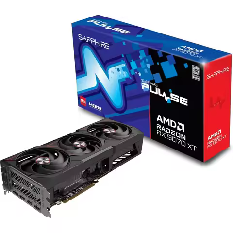 US Local Stock Pulse RX 9070 XT Gaming Graphics Card 16GB GDDR6 RDNA 4
