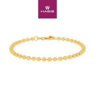 HABIB Oro Italia 916 Yellow Gold Bracelet GW52791224(300) (22K)