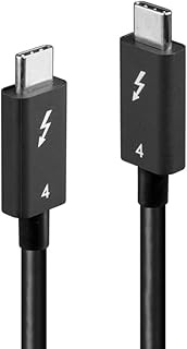 LINDY Passive Thunderbolt 4 Intel Certified Cable, 3.3 ft (1 m) (Model Number: 31120)