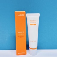 💥清倉4折🤯全新貨裝 ❤️‍🔥$85（🧿原價$220😲） ❄️ Laneige Radian-C Sun Cream 🌞抗氧淨白防曬霜 SPF50+ PA++++ 👩🏻‍💼專櫃貨裝 ⚜️ 50ml 🍂